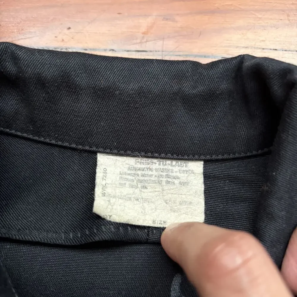 Vintage Mr 2 Ply Jacket Mens Size M 44 Blue Workwear Talon Zipper Sheriff 1960s